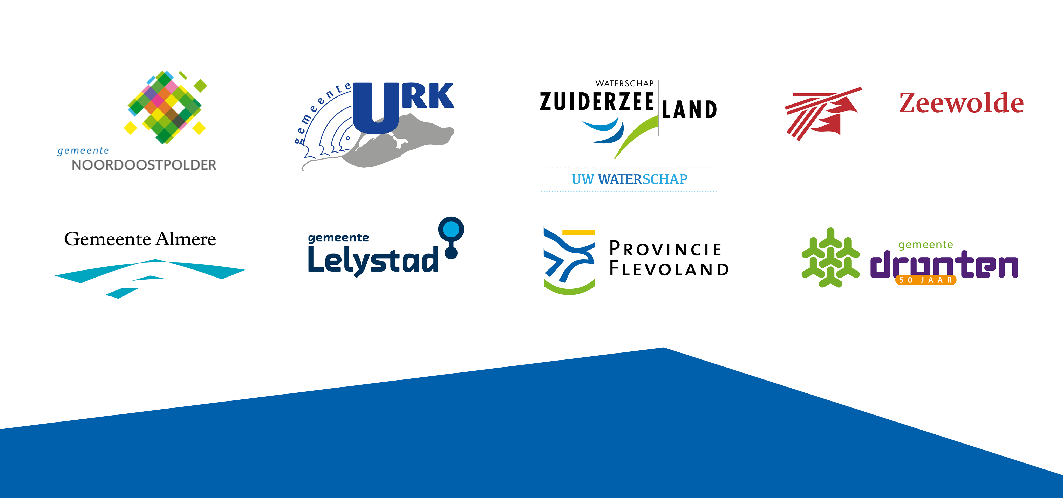 Logo: een overzicht met logo's van partijen die meedoen 