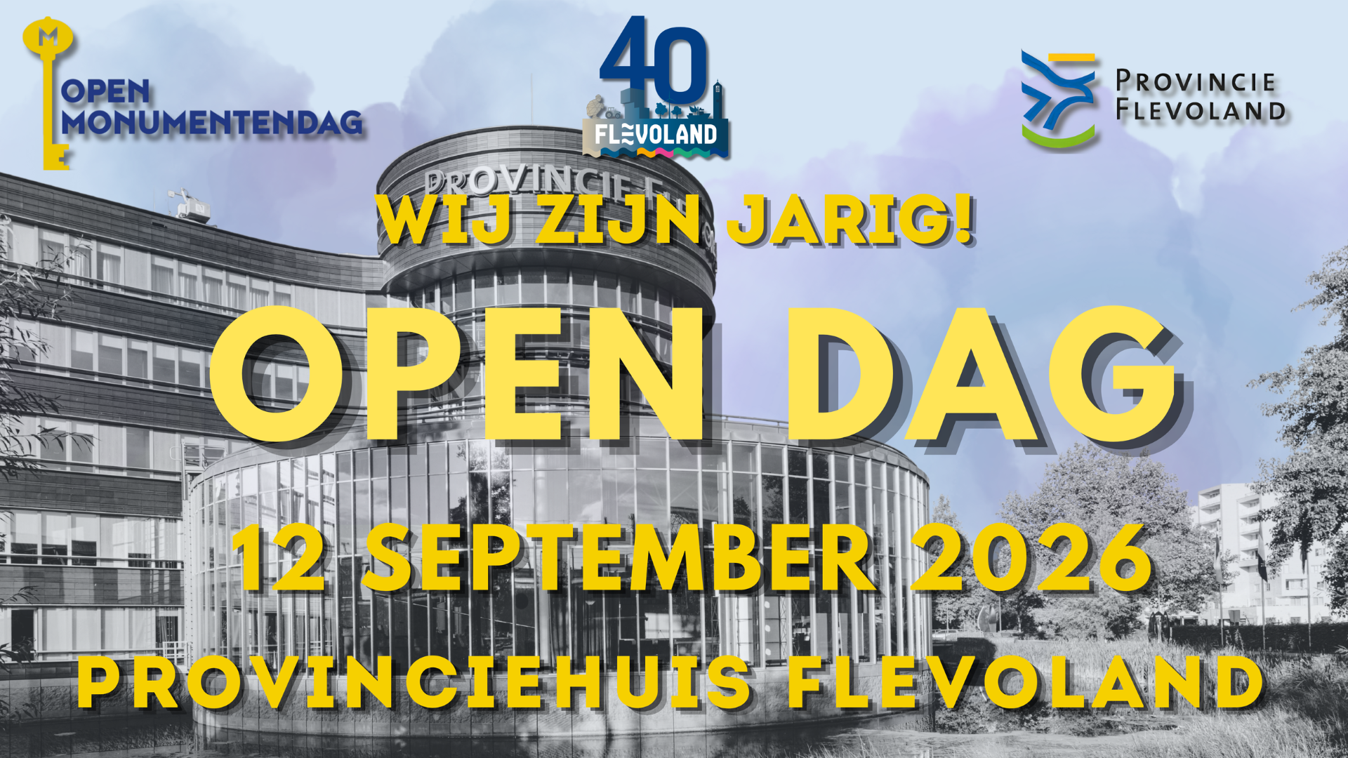 Open Monumentendag 11 - 13 september 2026 