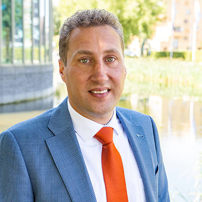 Foto van gedeputeerde Harold Hofstra